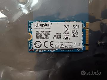 Hard disk SSD M.2 da 32GB Kingston