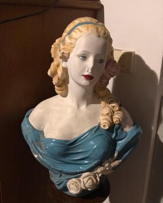 Mezzo busto in gesso