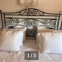 Letto in ferro elegante