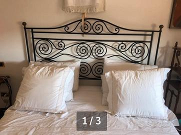 Letto in ferro elegante