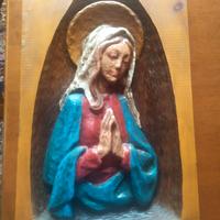 Madonna in legno massiccio