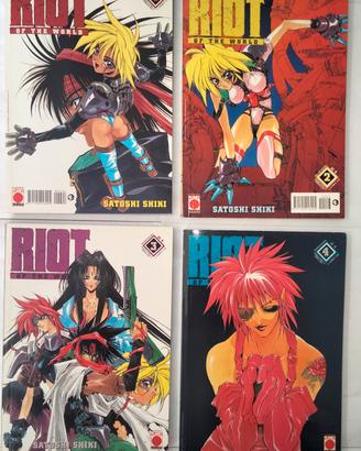 Riot of the World 1 2 3 4 Planet Manga Storie 2001