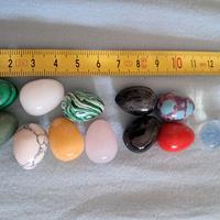 lotto pietre 12 pz vari colori quarzo ametista 