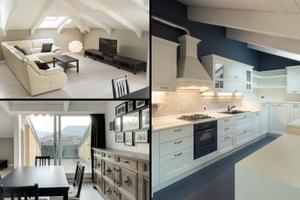 Appartamento mansardato 128 mq con garage