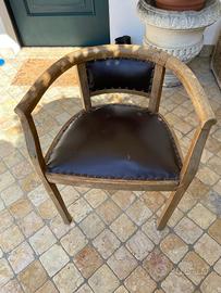 Sedia poltroncina anni 50/60