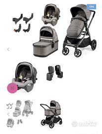 Passeggino Peg Perego  Gemellare Ypsi City Grey