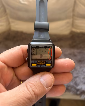 Casio game Watch moon fight robot
