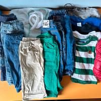 Lotto abbigliamento bambino 9 mesi inverno autunno