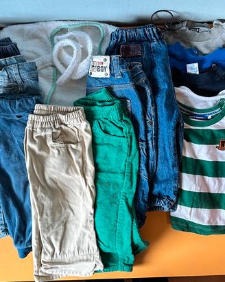 Lotto abbigliamento bambino 9 mesi inverno autunno