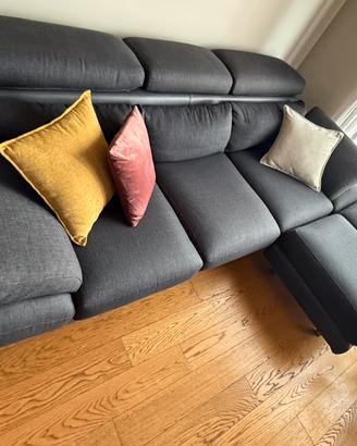 Divano Baricella grigio di Poltrone e sofa