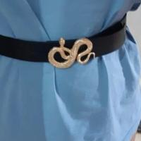 Cintura con fibbia serpente
