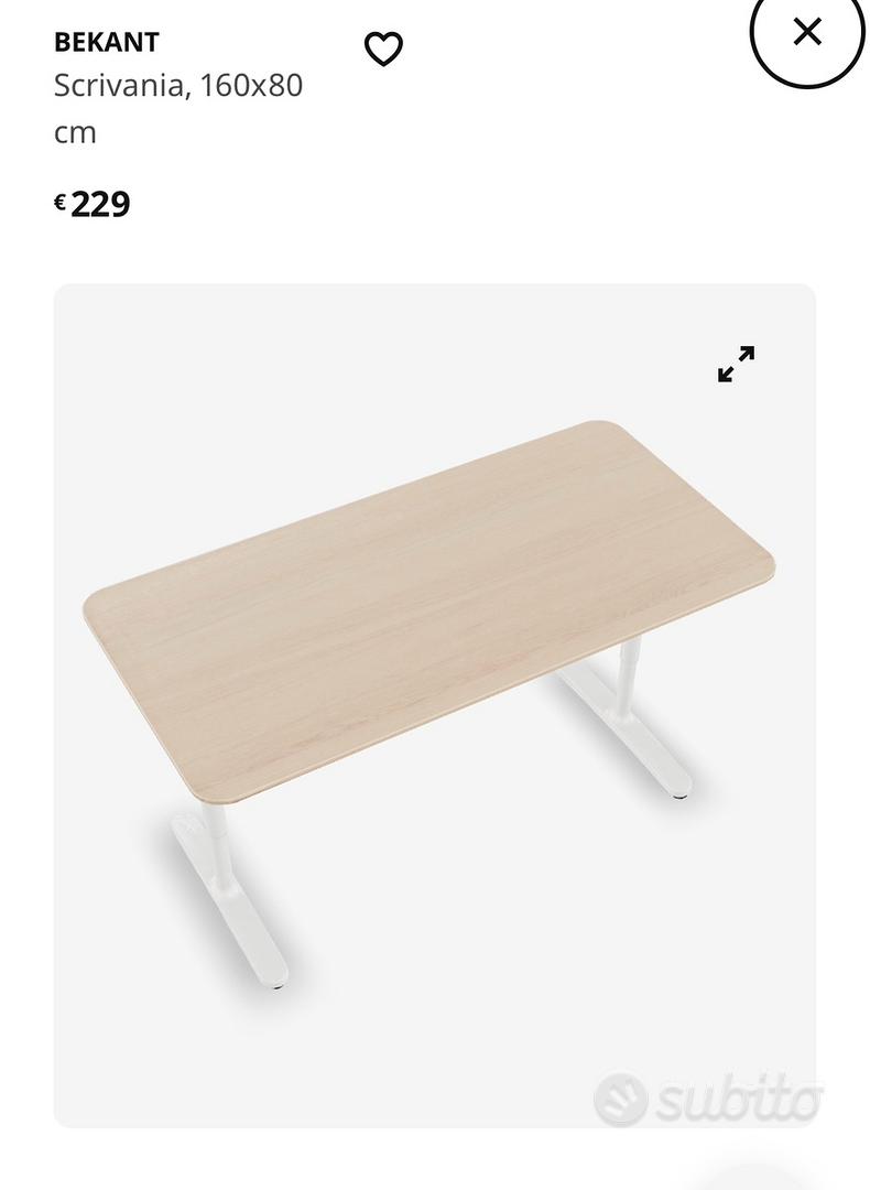 Scrivania 160x80 cm modello Bekant Ikea - Arredamento e Casalinghi In  vendita a Verona