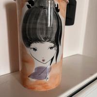 Vaso dipinto a mano anni 60