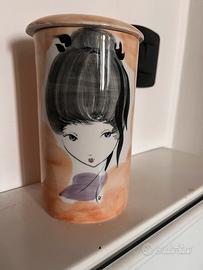 Vaso dipinto a mano anni 60