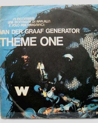 45 giri del 1972-Van Der Graaf Generator-Theme one