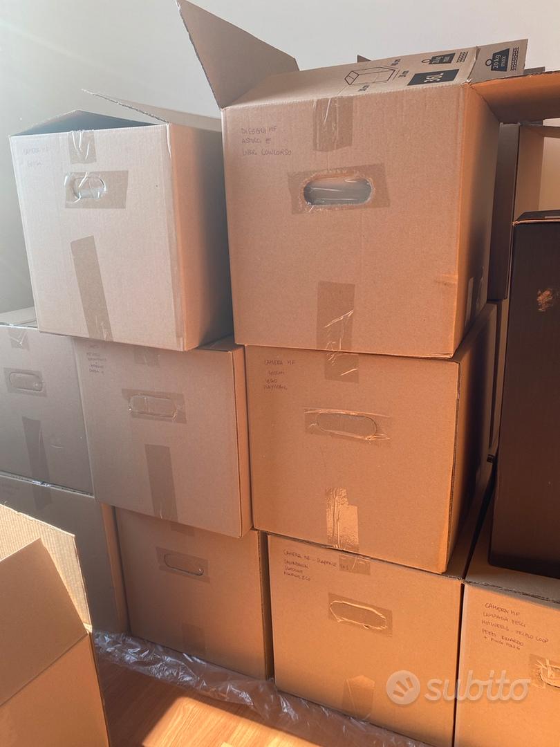 50 Pezzi SCATOLE DI CARTONE Imballaggio Spedizioni 12x10x8cm Fustellata Avana - Foto 3