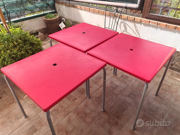 3 tavoli quadrati tavolo quadrato giardino bar cas