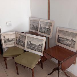 Incisioni vedute Firenze vintage