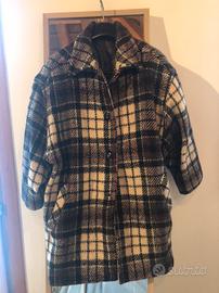 Cappotto 3/4 da donna a quadri