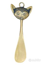 Raro Calzascarpe Gatto Walter Bosse Ottone A.50