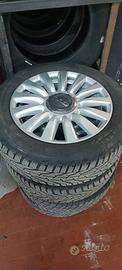 cerchi ni lega e gomme per 500l