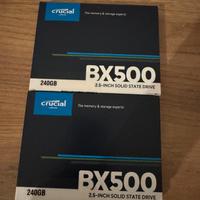 2 SSD CRUCIAL bx500 da 240 GB