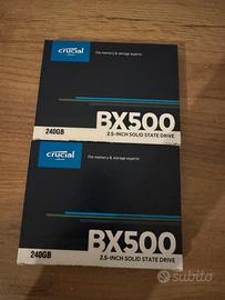 2 SSD CRUCIAL bx500 da 240 GB