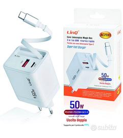 Caricatore LinQ 50W 3 in 1