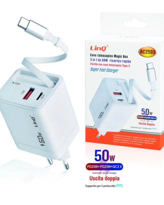 Caricatore LinQ 50W 3 in 1