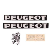 Kit targhette per Peugeot SC Metropolis - 751430