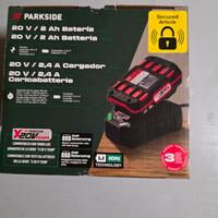 Carica batteria +batteria Parkside 2Ah