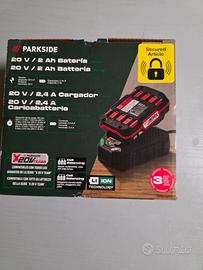 Carica batteria +batteria Parkside 2Ah