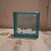 Mattoni in vetro trasparente