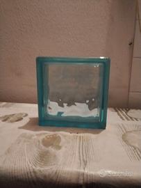 Mattoni in vetro trasparente