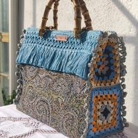 Borsa handmade all'uncinetto 