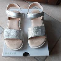 Sandali bambina Geox Coralie argento 31