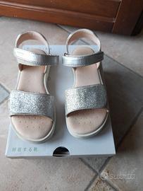 Sandali bambina Geox Coralie argento 31
