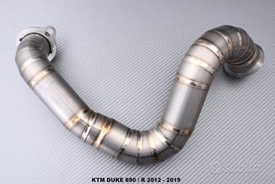 Linea completa TITANIO KTM DUKE 690 / R 2012 2019