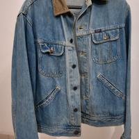 Giacca di Jeans RIFLE con Collo in Velluto - XL -