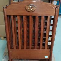 Lettino Orsetto con dondolo Legno AZUR.
 
