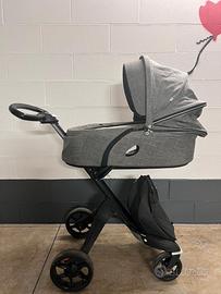 Trio STOKKE Grigio/Nero Completo, con base Isofix