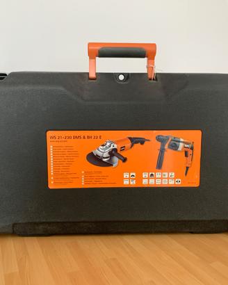 Kit 2 utensili AEG NUOVO smerigliatrice+martello
