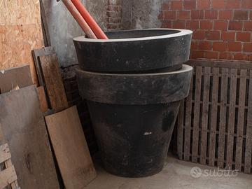 Vasi piante Serralunga Vas-One nero/antracite