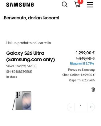SAMSUNG Galaxy S26 Ultra 512 GB