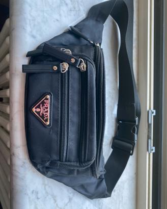 Marsupio borsa nero Prada vintage molto usato
