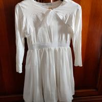 abito bambina tg 8/9 anni con coprispalle 