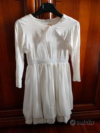 abito bambina tg 8/9 anni con coprispalle 