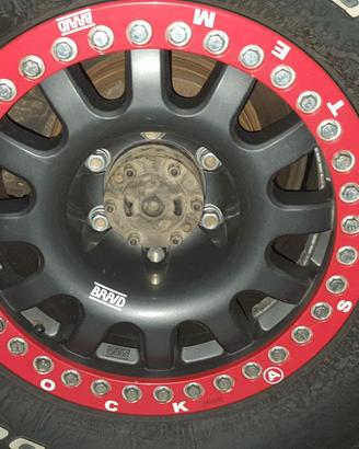 Cerchi BRAID ANTISTALLONAMENTO con Gomme montate.