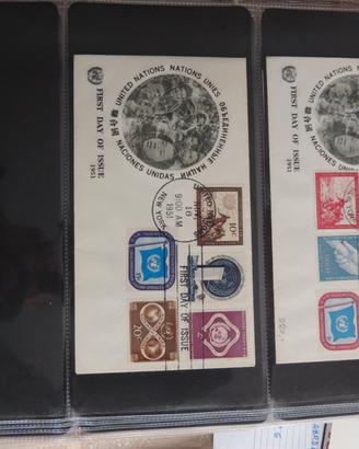 ONU Collezione Buste Primo Giorno di Emissione FDC
