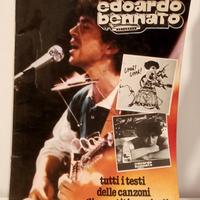 raccolta testi e spartiti musicali Edoardo Bennato